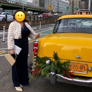 Live for Luxe Ivory Cropped Faux Fur Jacket